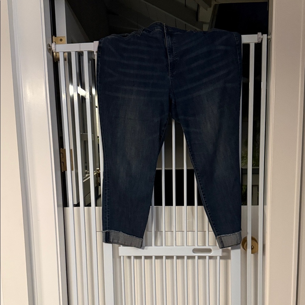 Kut from the Kloth Dark Blue Cropped Ankle Jeans